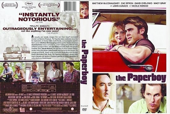dvd cover The Paperboy R1