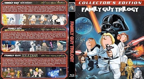 dvd cover Family Guy Trilogy