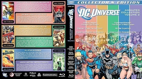 dvd cover DC Animated Collection Volume 2
