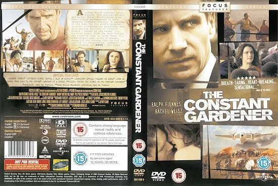 dvd cover The Constant Gardener (2005) WS R1 & R2