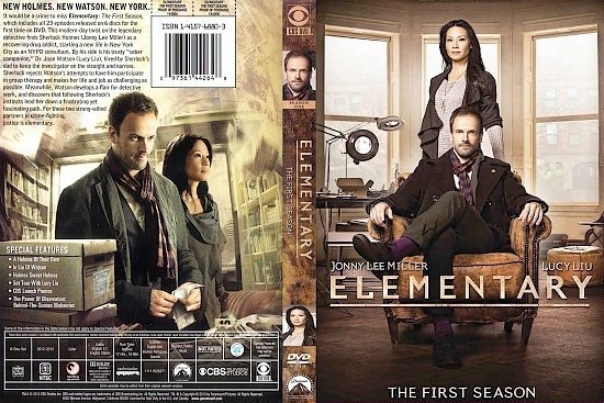 dvd cover Elementary: Season 1 R1