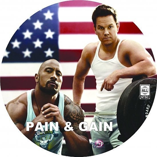 dvd cover Pain & Gain R0 Custom