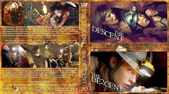 dvd cover The Descent / The Descent 2