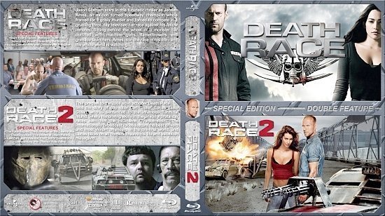 dvd cover Death Race Double Feature