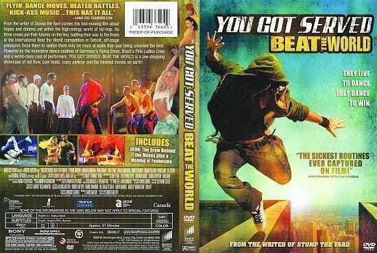 dvd cover You Got Served: Beat The World (2011) R1