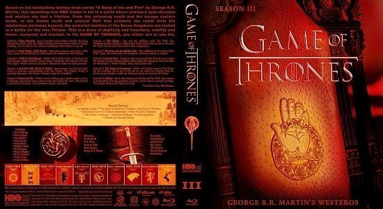 dvd cover Game Of Thrones Season 3