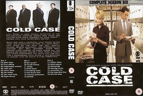 dvd cover Cold Case Complete Season 6 (2008) R0