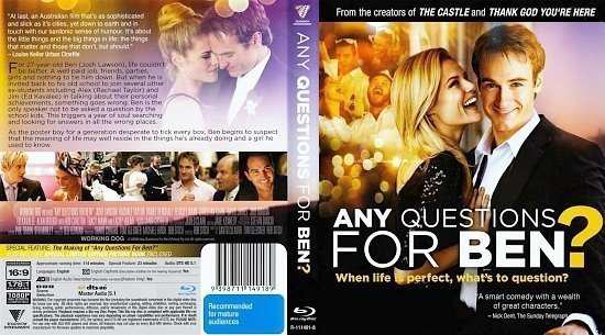 dvd cover Any Questions For Ben