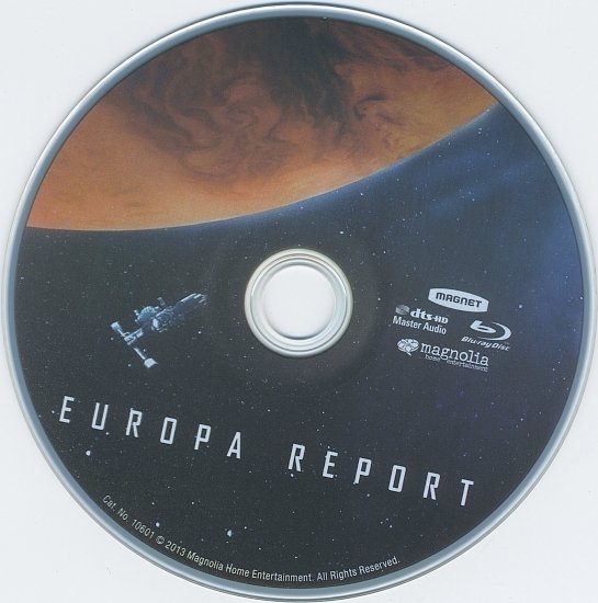 dvd cover Europa Report R1 Blu-Ray & Label