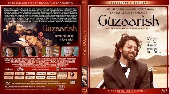 dvd cover Copy of Guzaarish Blu Ray 2012a