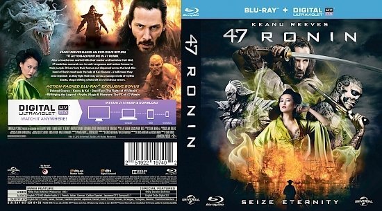 dvd cover 47 Ronin R1 Custom Blu-ray
