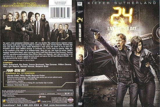 dvd cover 24: Live Another Day R1