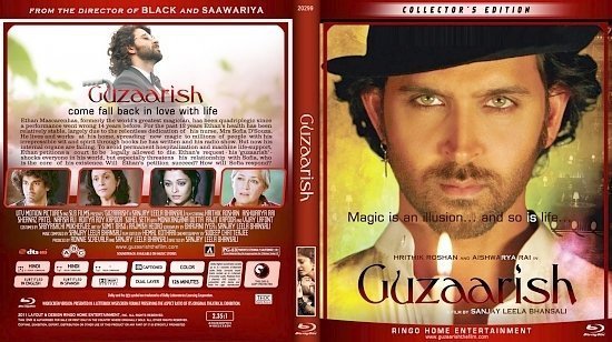 dvd cover Copy of Guzaarish Blu Ray 2012c