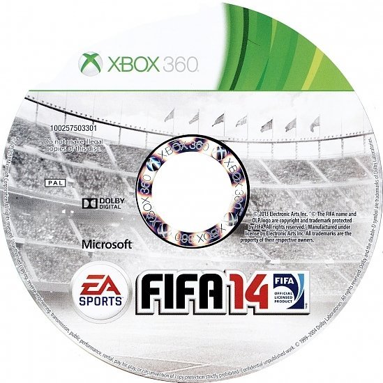 dvd cover Fifa 14 PAL