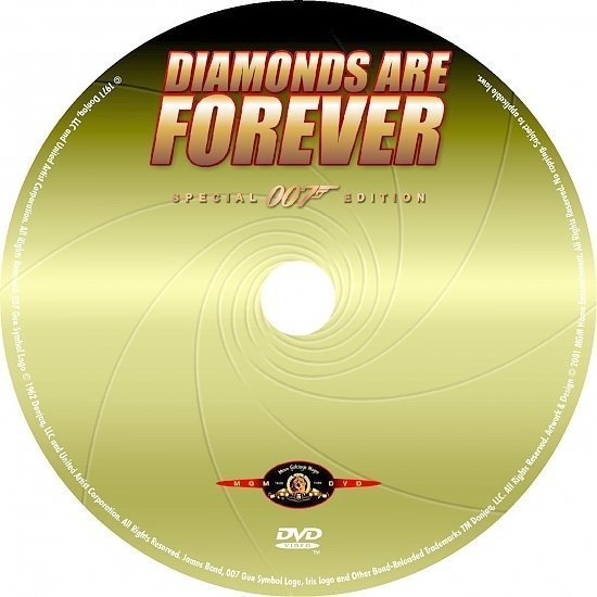 dvd cover Diamonds Are Forever (1971) WS SE R1