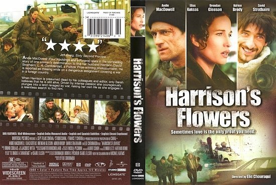 dvd cover Harrison's Flowers (2000) WS R1