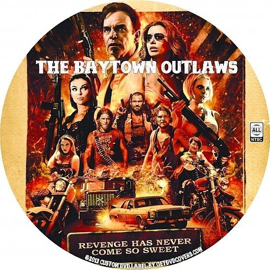 dvd cover The Baytown Outlaws R0 Custom