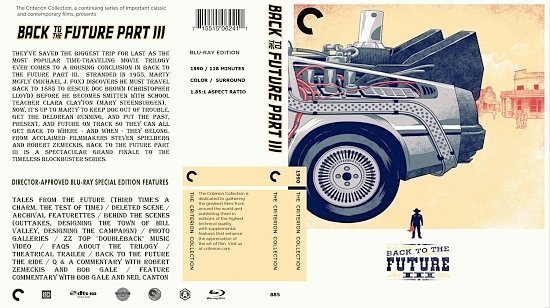 dvd cover Back To The Future 3