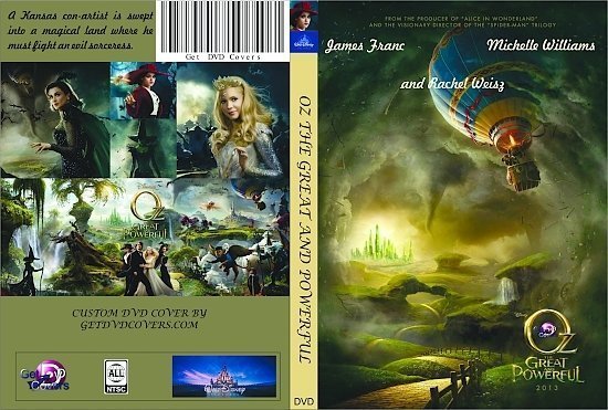 dvd cover Oz the Great and Powerful R0 Custom