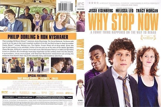 dvd cover Why Stop Now R1