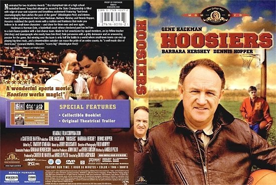 dvd cover Hoosiers (1986) WS R1