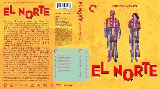dvd cover El Norte