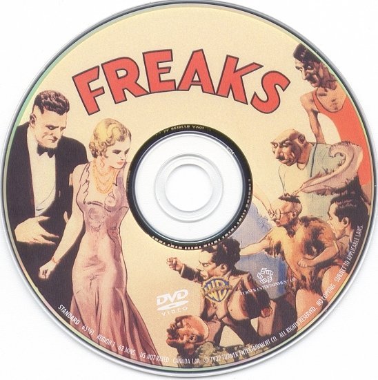 dvd cover Freaks (1932) R1