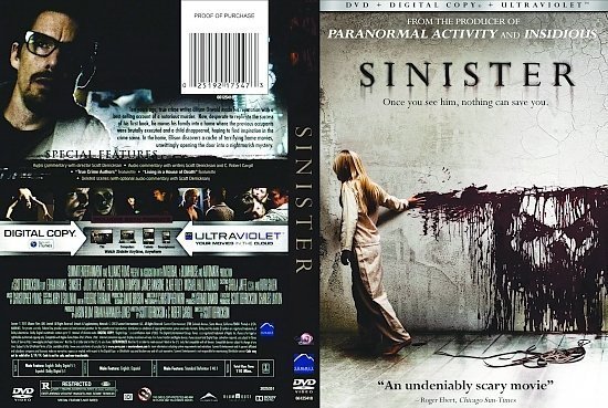 dvd cover Sinister R1