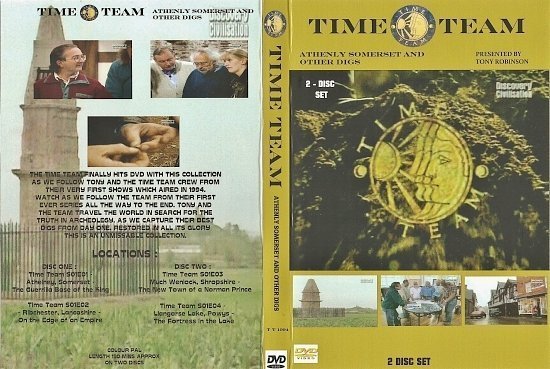 dvd cover Time Team (1994) Series 1 Custom