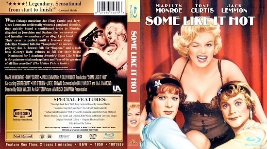 dvd cover Some Like It Hot