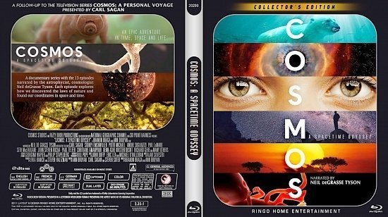 dvd cover Cosmos A Space Time Odyssey Blu Ray