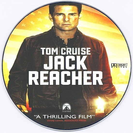 dvd cover Jack Reacher R0 DVD Label