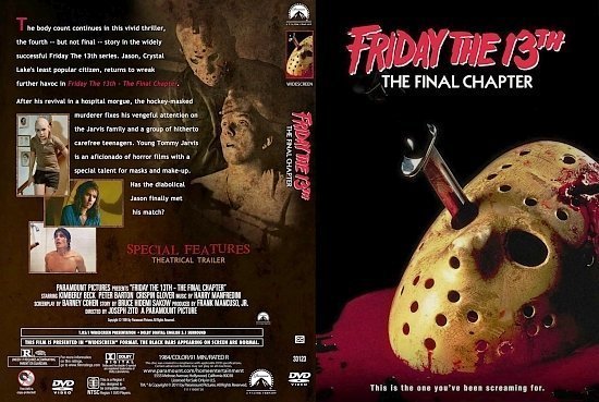 dvd cover Friday The 13th The Final Chapter