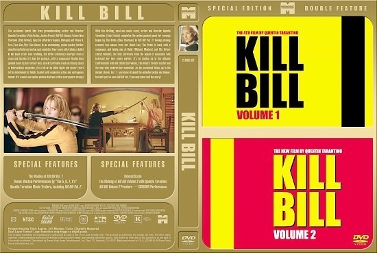 dvd cover Kill Bill Double Feature
