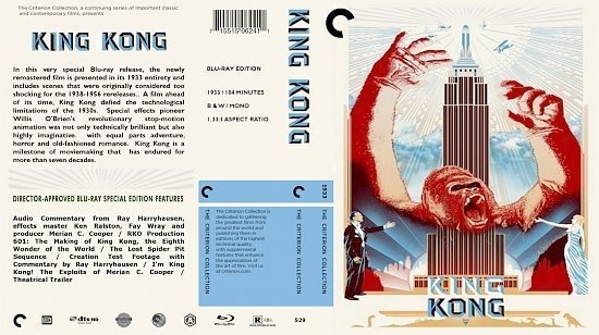dvd cover King Kong The Criterion Collection