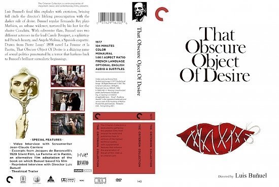 dvd cover That Obscure Object Of Desire