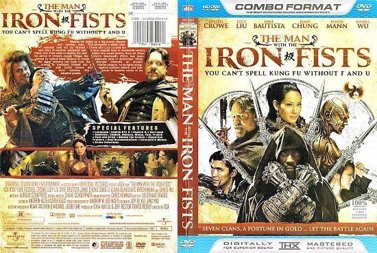 dvd cover The Man With The Iron Fists WS R1 CUSTOM