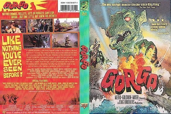 dvd cover Gorgo (1961) WS R1 Custom