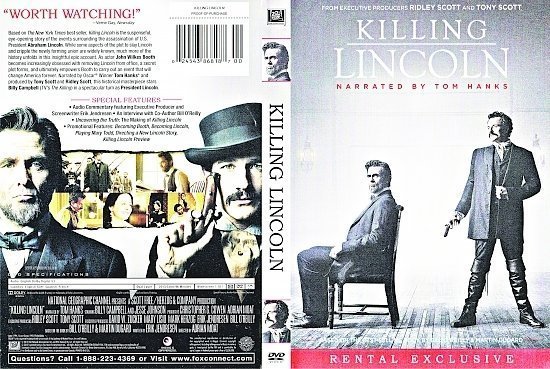 dvd cover Killing Lincoln WS R1