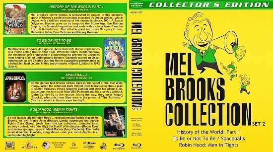 dvd cover Mel Brooks Collection Set 2