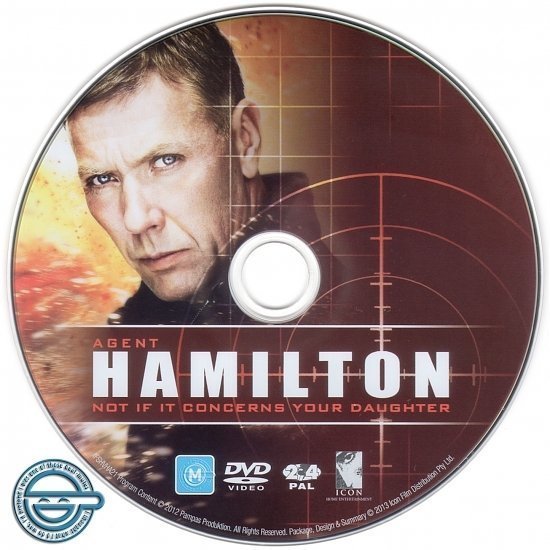 dvd cover Agent Hamilton Not If It Concerns Your Daughter R4