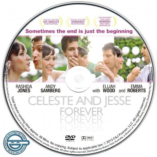 dvd cover Celeste & Jesse Forever R0 Custom DVD Label
