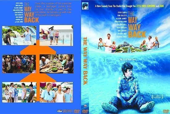 dvd cover The Way, Way Back R0 Custom