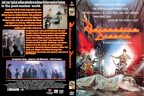 dvd cover Radioactive Dreams