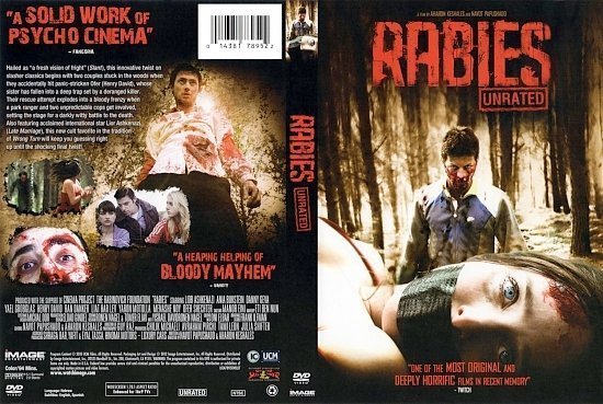 dvd cover Rabies