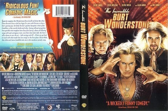dvd cover The Incredible Burt Wonderstone WS R1