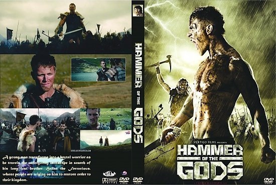dvd cover Hammer of the Gods R0 Custom