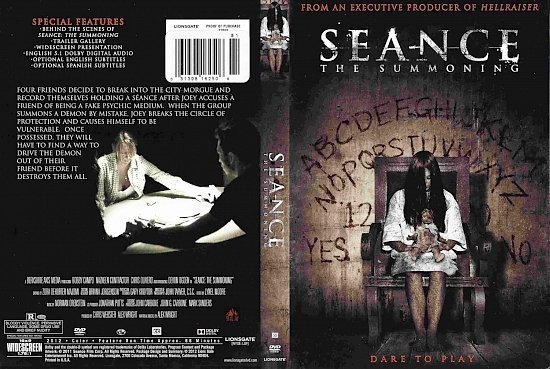 dvd cover Seance The Summoning