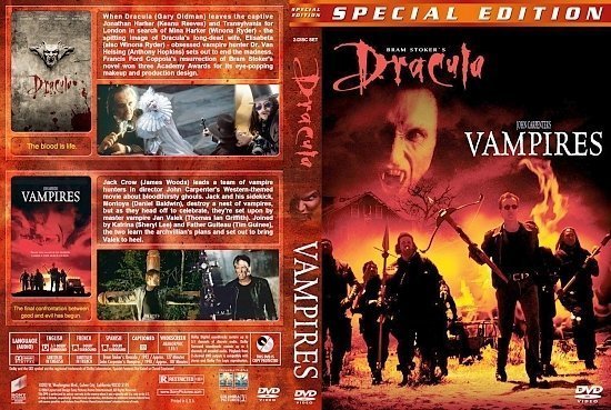 dvd cover Dracula / Vampires Double Feature