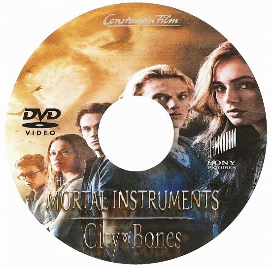 dvd cover The Mortal Instruments: City of Bones R1 Custom